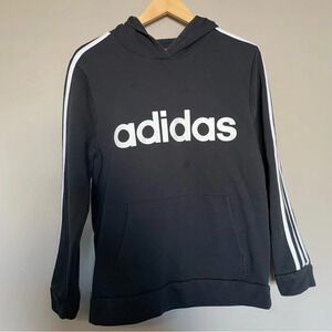 Adidas  Black Boys Hoodie Sz XL